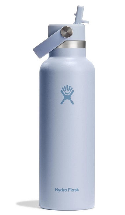 Hydroflask Standard Mouth Bottle with Straw  21oz -Surf