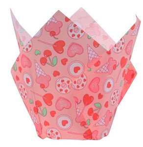 PME Tulip Muffin Cases - Sweet  Love