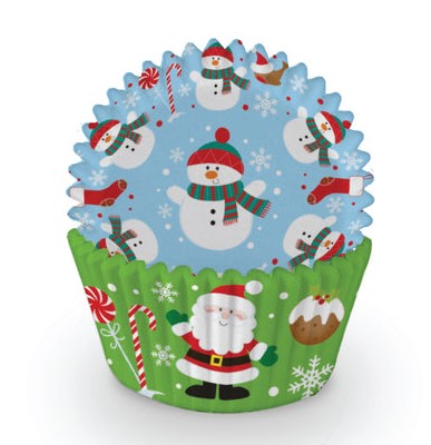 Anniversary House Cupcake Cases - Christmas Pals