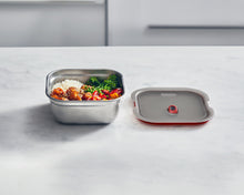Load image into Gallery viewer, Black &amp; Blum Stainless Steel Square Multi-function Food Box
