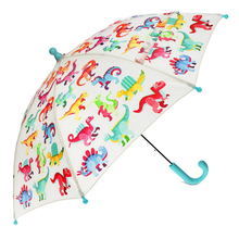 Load image into Gallery viewer, Rex Children's Push-up Umbrella - Baby Dinos
