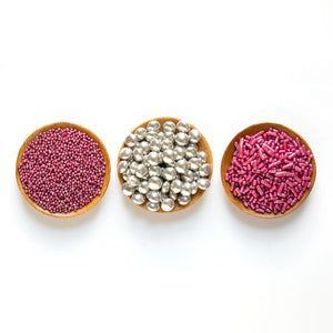 Decora Sugar Pearls Set - Pink