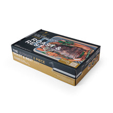 Load image into Gallery viewer, MasterClass 2 Piece Roast And Rest Set With Handles, Silicone Rack Resting Board To Carve and Serve
