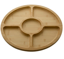Load image into Gallery viewer, Farberware Build-a-Board Bamboo Divided Serving Board
