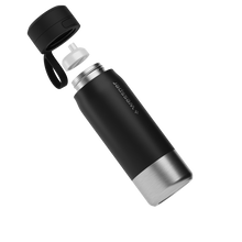 Load image into Gallery viewer, Wessper BS Stainless Steel Filter Bottle, 1Ltr - Black
