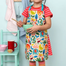 Load image into Gallery viewer, Rex Wipeable cotton children's apron - Wild Wonders

