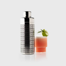 Load image into Gallery viewer, Taproom Etched Stainless Steel Cobbler Cocktail Shaker 650ml
