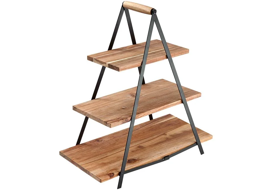 Ladelle Serve&Share Wood Serving Tower