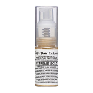 Sugarflair Pump Spray - Extreme Gold Glitter Dust