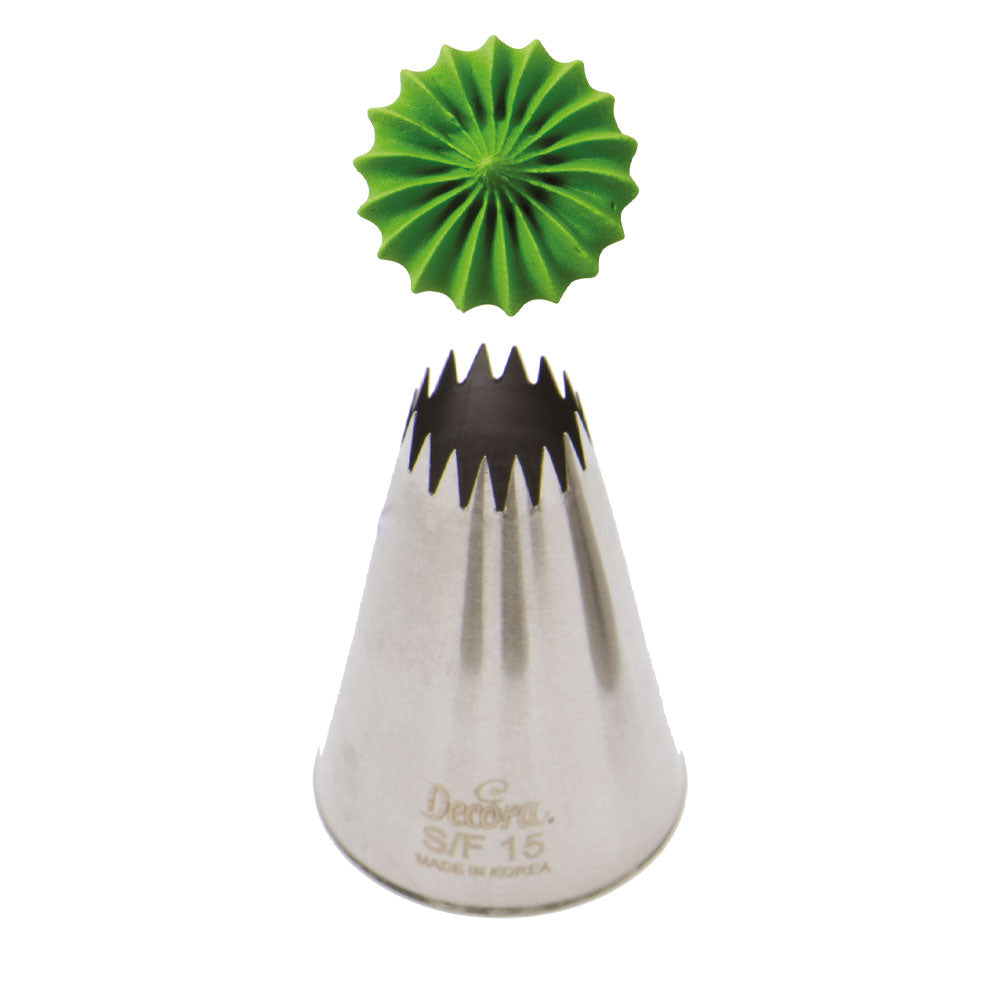 Decora French Star Nozzle - No 15