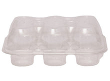 Load image into Gallery viewer, PME Pack of 3 Plastic  Cupcake Containers  - 6 Cavities
