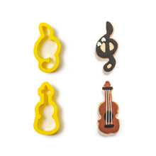 Load image into Gallery viewer, Decora Cookie Cutter Set - Treble Clef and Violin
