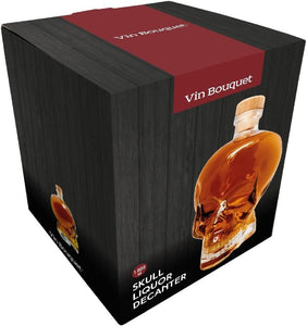 Vin Bouquet Skull Decanter