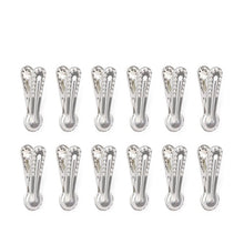 Load image into Gallery viewer, Kikkerland Small Aluminium Bag Clips - Set of 10
