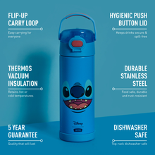 Load image into Gallery viewer, Thermos Disney Funtainer Bottle 470ml - Stitch
