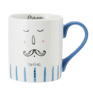Mikasa Porcelain Mug - Monsieur