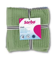Load image into Gallery viewer, Sorbo Cotton Dish Cloth, Pack of 3
