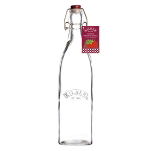 Kilner Clip Top Bottle - Square, 1 Litre