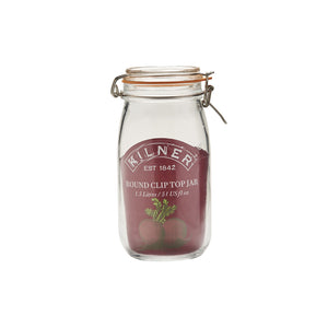 Kilner Clip Top Jar - Round, 1.5 Litre