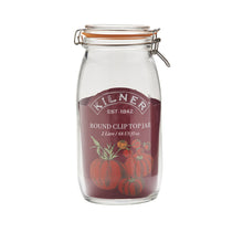 Load image into Gallery viewer, Kilner Clip Top Jar - Round, 2 Litre
