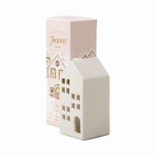 Load image into Gallery viewer, Ceramic Townhouse Incense Holder - White

