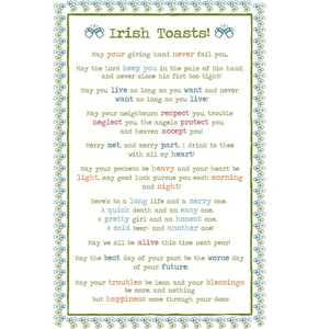 Ulster Weavers Cotton Tea Towel - Irish Toasts