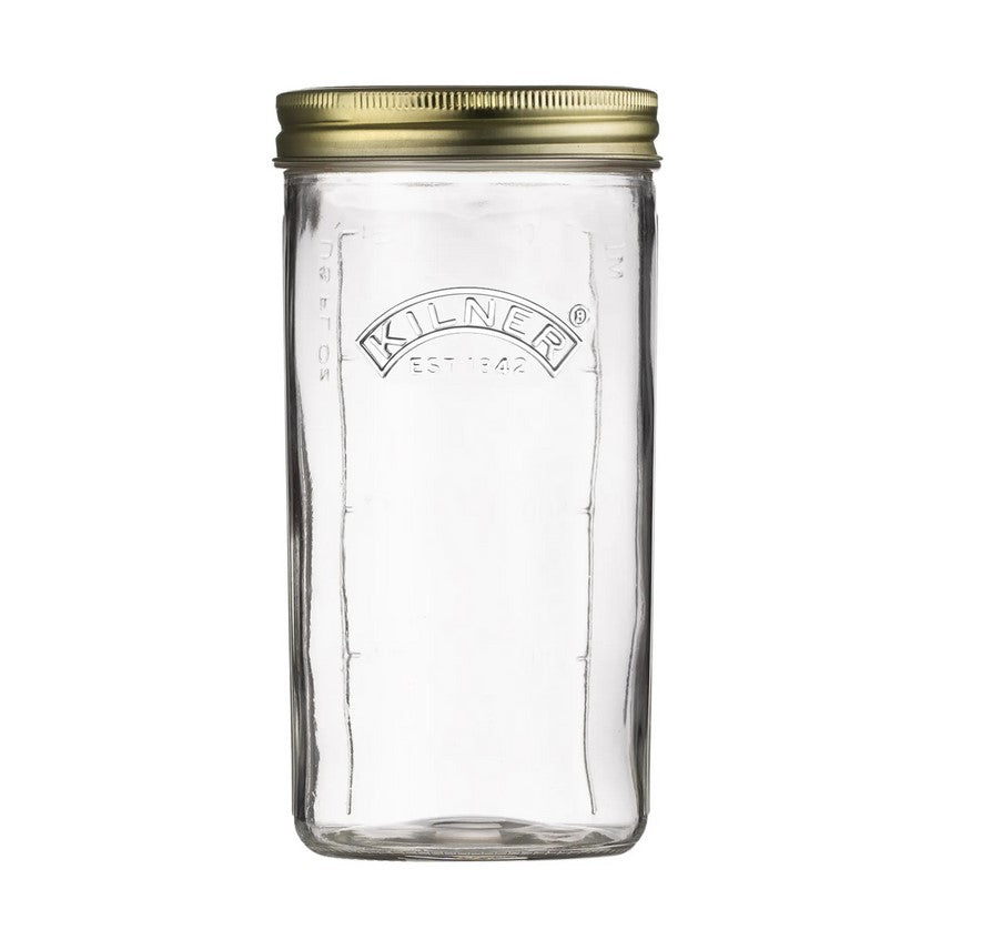 Kilner Wide Mouth Preserve Jar - 1 Litre