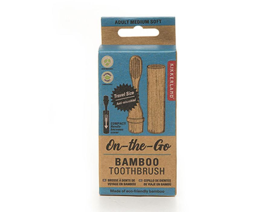 Kikkerland On-The-Go Bamboo Toothbrush