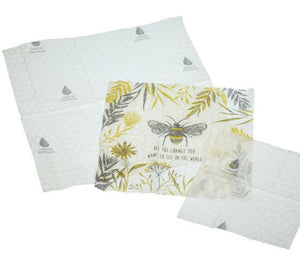 Natural Elements Beeswax Wraps - Pack of 3