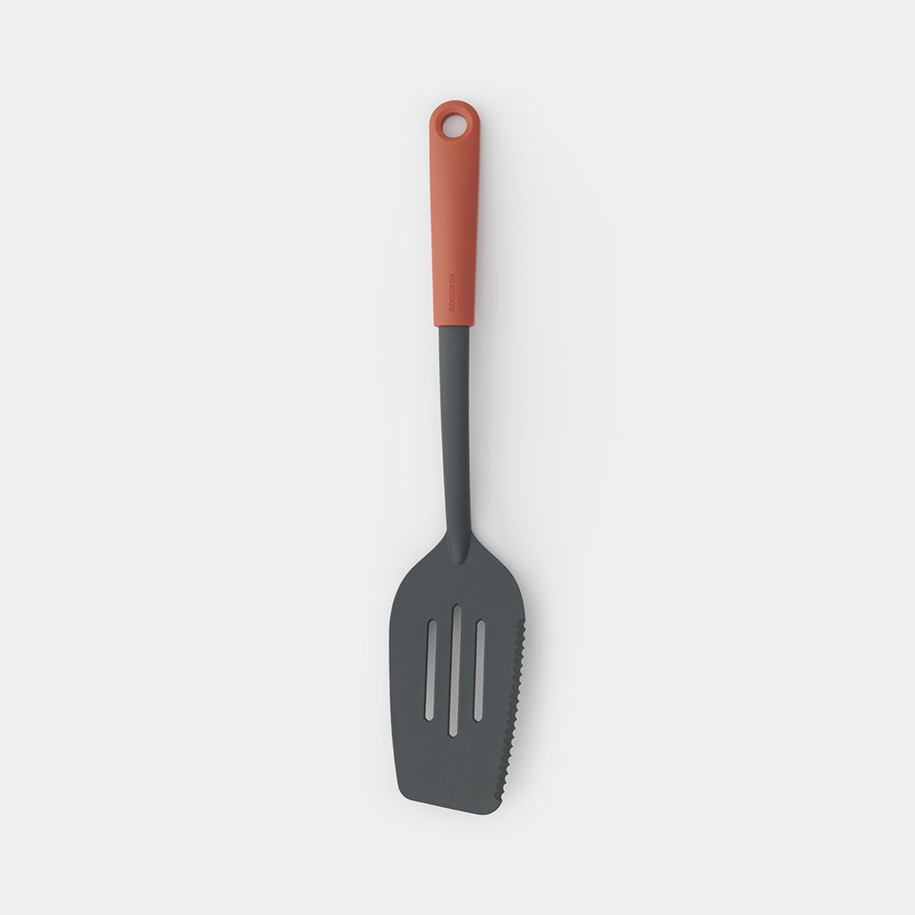 Brabantia Tasty+ Spatula with Cutting Edge - Terracotta Pink