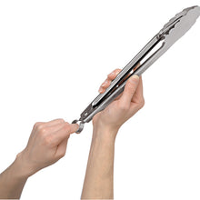 Load image into Gallery viewer, Cuisipro Stainless Steel Locking Tongs - 40cm
