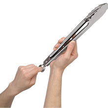 Load image into Gallery viewer, Cuisipro Stainless Steel Locking Tongs - 24cm

