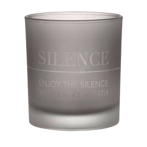 Black Candleholder with Silence