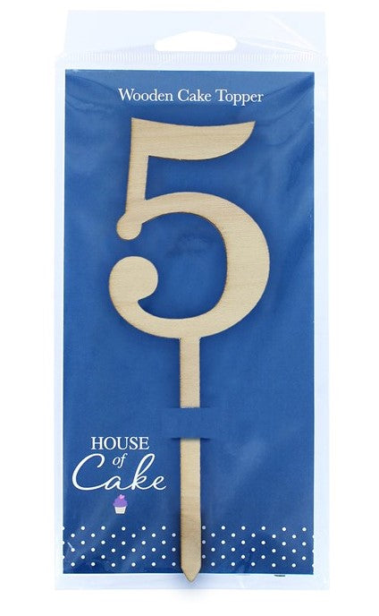 House of Cake Wooden Pic - Number 5