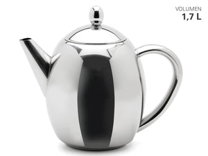Weis Teapot With Filter Stainless Steel 1.7L