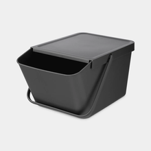 Load image into Gallery viewer, Brabantia Sort &amp; Go Stackable Bin - Grey
