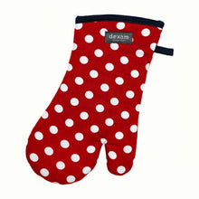 Load image into Gallery viewer, Dexam Polka Gauntlet - Red with Navy Trim
