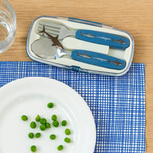 Load image into Gallery viewer, Rex Children&#39;s Cutlery Set - Sharks
