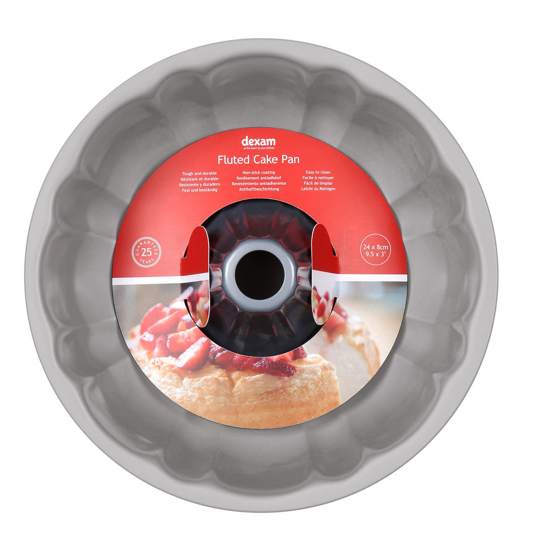 Dexam Non-Stick Fluted Cake Pan - 9.5