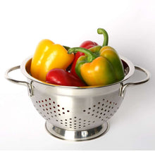 Load image into Gallery viewer, Dexam Stainless Steel Footed Colander - 22cm
