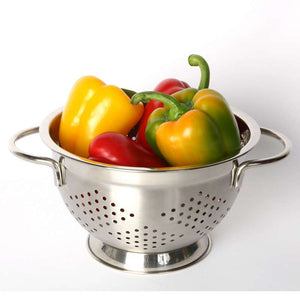 Dexam Stainless Steel Footed Colander - 22cm