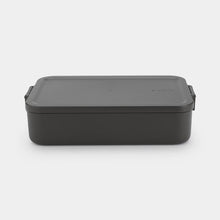 Load image into Gallery viewer, Brabantia Make &amp; Take Lunch Box Bento - Large - Dark Grey
