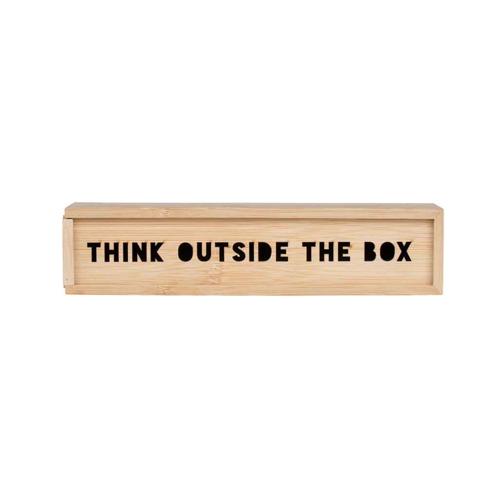Think Outside The Box Pencil Case