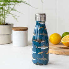 Load image into Gallery viewer, Rex 260ml Stainless Steel Bottle - Sharks
