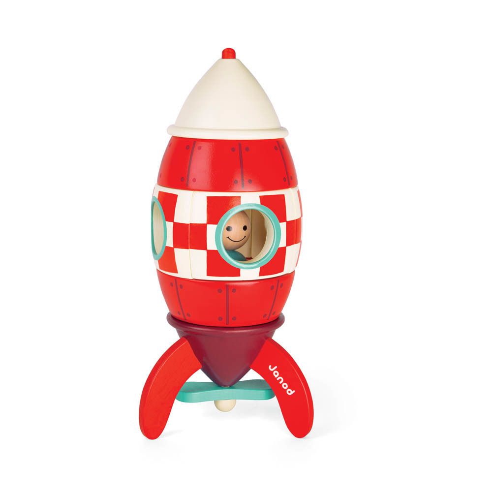 My First Wooden Magnetic Rocket