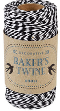 Load image into Gallery viewer, Rex Black &amp; White Decorative Baker&#39;s Twine

