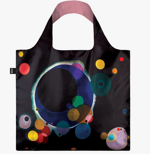 LOQI Wassily Kandinsky Several Circles Recycled Bag