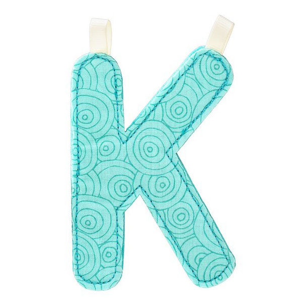 Fabric letter K