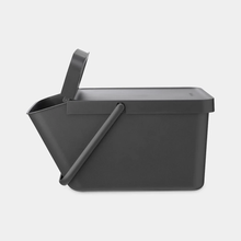 Load image into Gallery viewer, Brabantia Sort &amp; Go Stackable Bin - Grey
