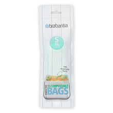 Load image into Gallery viewer, Brabantia PerfectFit Compostable Bags - Size S
